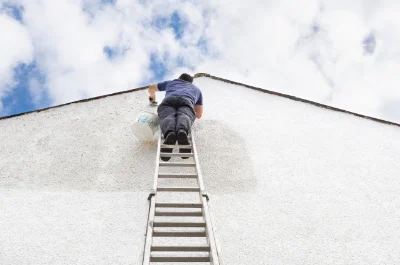 Peinture extérieure à la Petite-Boissière — façades et ravalement